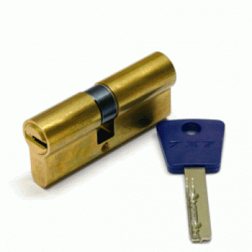 Цилиндровый механизм  Mul-T-Lock Cylinder 7x7 90mm (45x45) (латунь)